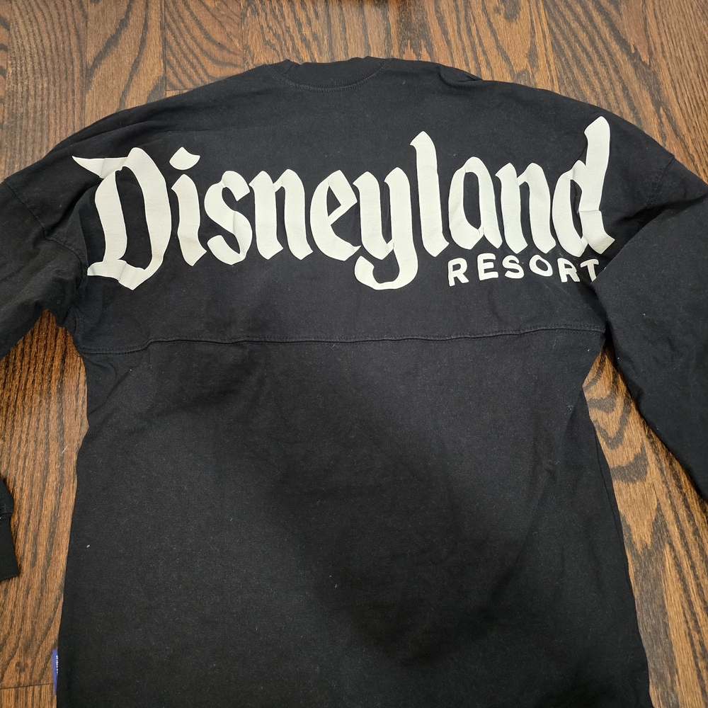 Disney Spirit Tee Black Long Sleeve Shirt Disneyland